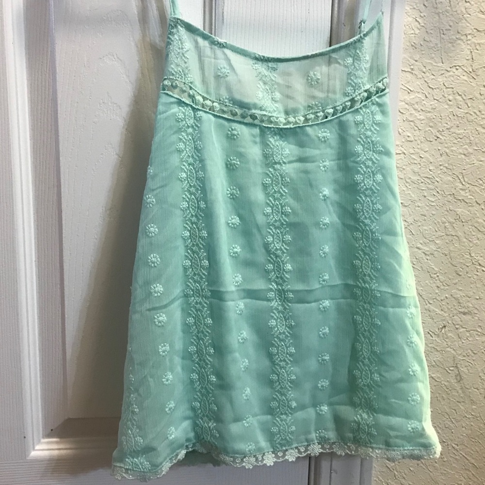 Forever 21 embroidered crop top